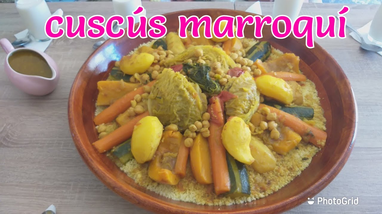 Cuscús de verduras al estilo marroquí