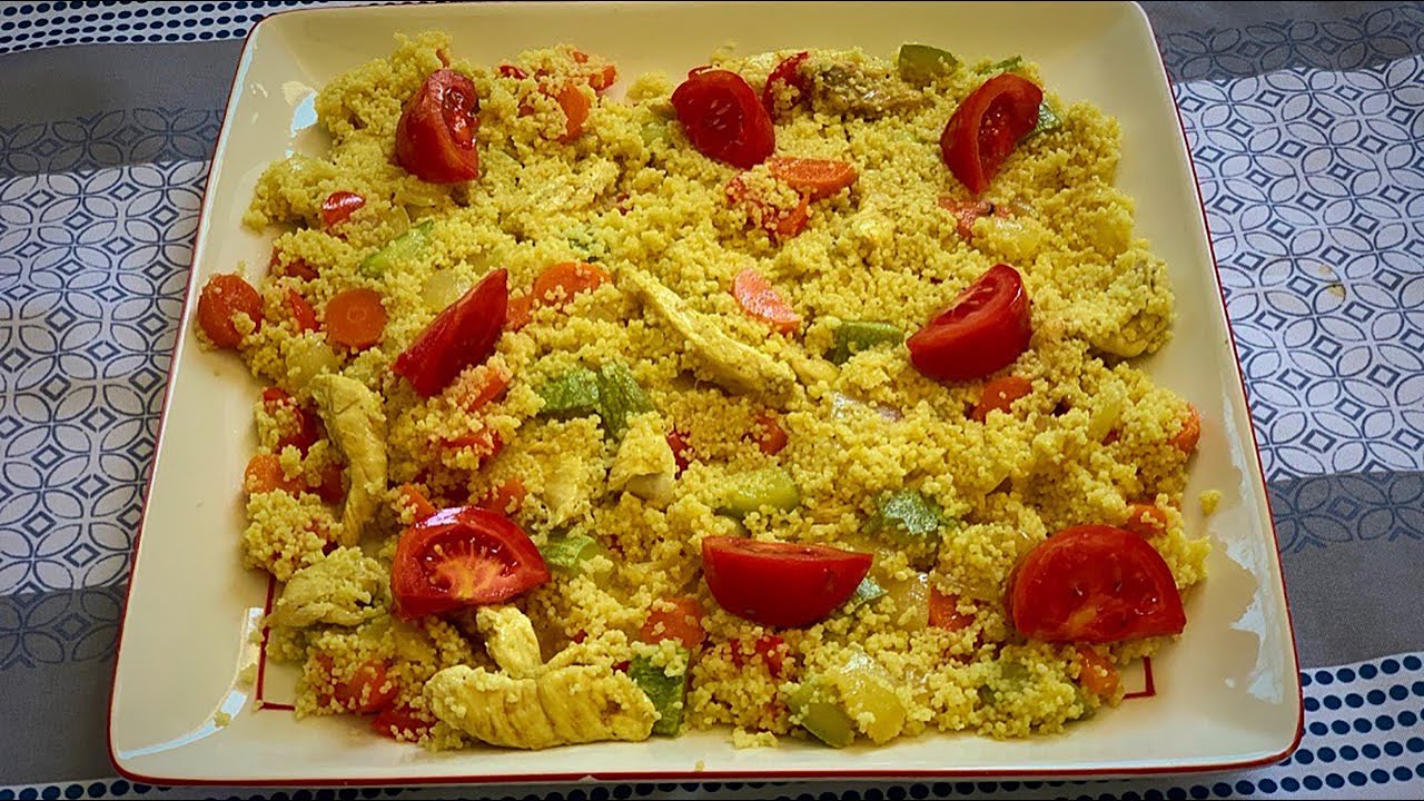 Recetas Cookeo: Cuscus con verduras y pollo al curry